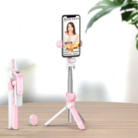 HKM-360467 Aluminum Alloy Selfie Stick for Mobile Phones with Live Support