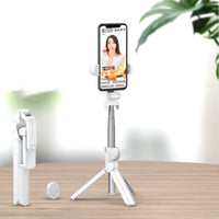 HKM-360467 Aluminum Alloy Selfie Stick for Mobile Phones with Live Support