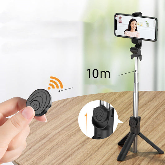 HKM-360467 Aluminum Alloy Selfie Stick for Mobile Phones with Live Support
