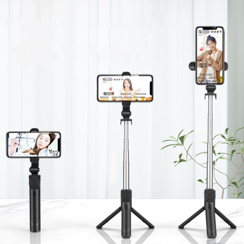 HKM-360467 Aluminum Alloy Selfie Stick for Mobile Phones with Live Support