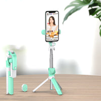 HKM-360467 Aluminum Alloy Selfie Stick for Mobile Phones with Live Support