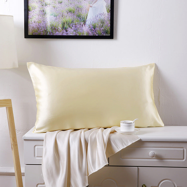 HKM-360467 Double-Sided Mulberry Silk Pillowcase in European Style - Elegant Tie-Dye Design