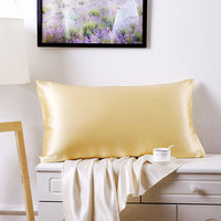 HKM-360467 Double-Sided Mulberry Silk Pillowcase in European Style - Elegant Tie-Dye Design
