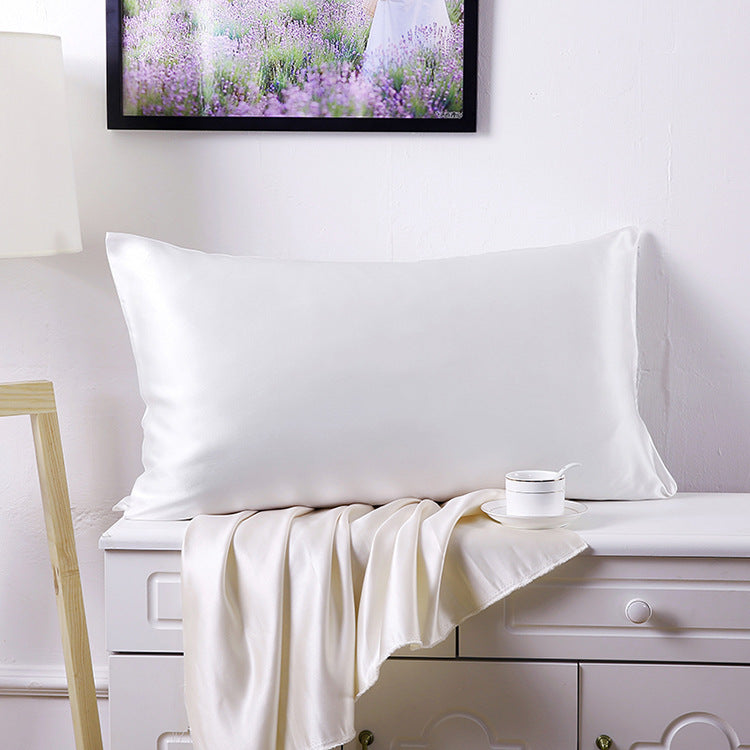 HKM-360467 Double-Sided Mulberry Silk Pillowcase in European Style - Elegant Tie-Dye Design
