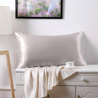 HKM-360467 Double-Sided Mulberry Silk Pillowcase in European Style - Elegant Tie-Dye Design