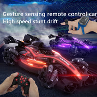 HKM-360659 4WD Stunt Spray Remote Control Karts with Gesture Sensor for Indoor-Outdoor Racing Fun