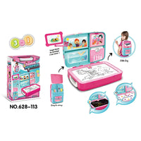 HKM-360979 3-in-1 Educational Drawing Backpack and Magnetic Drawing Board Play Set for Kids Ages 2-13