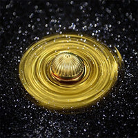 HKM-361043 Golden Metal Fidget Spinner for Stress Relief and Anxiety Management, Suitable for Ages 5 and Up