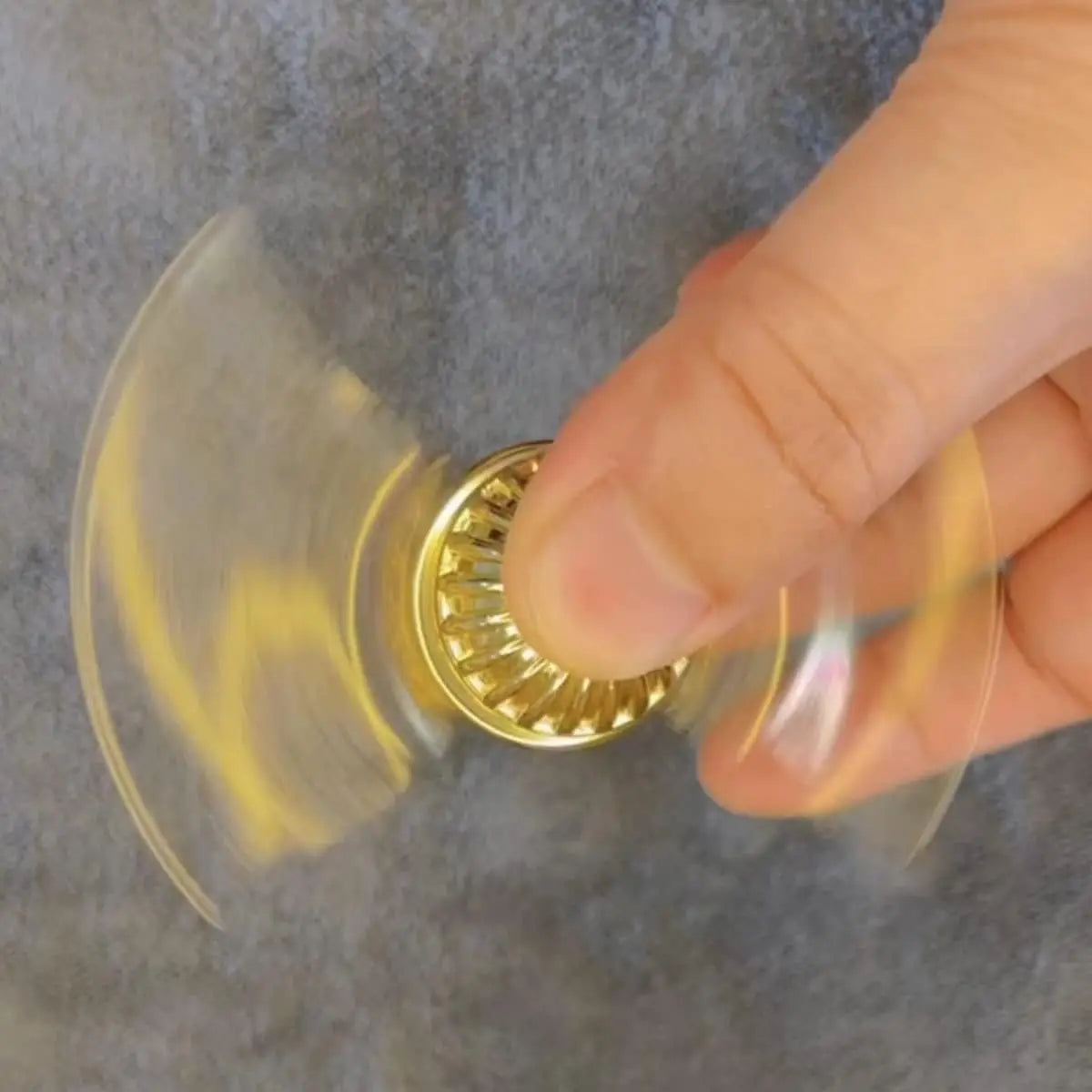 HKM-361043 Golden Metal Fidget Spinner for Stress Relief and Anxiety Management, Suitable for Ages 5 and Up