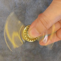 HKM-361043 Golden Metal Fidget Spinner for Stress Relief and Anxiety Management, Suitable for Ages 5 and Up