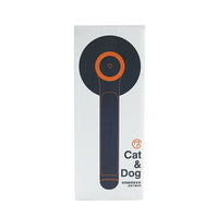 HKM-361171 135-Degree Round Handle Pet Passage Comb with Self-Cleaning Feature