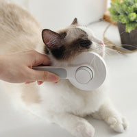 HKM-361171 135-Degree Round Handle Pet Passage Comb with Self-Cleaning Feature