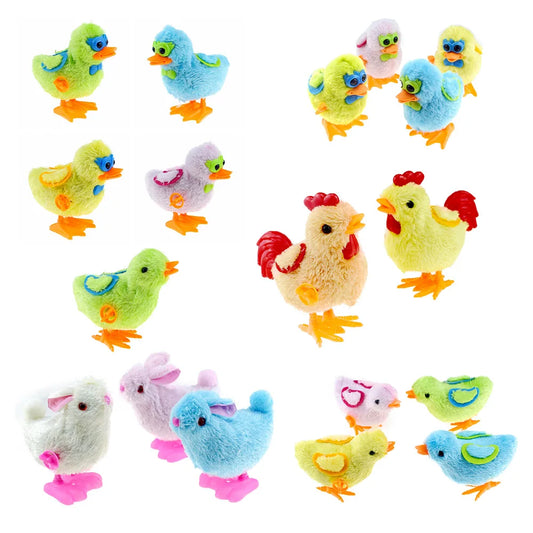 KTX-361235 Clockwork Plush Rabbit Toy - Fun Educational Stuffed Animal for Kids - Perfect for Easter and Gifts