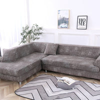 HKM-361235 Modern Elastic Kaleidoscope Polyester Sofa Cover - Various Patterns and Sizes Available