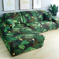 HKM-361235 Modern Elastic Kaleidoscope Polyester Sofa Cover - Various Patterns and Sizes Available