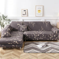 HKM-361235 Modern Elastic Kaleidoscope Polyester Sofa Cover - Various Patterns and Sizes Available