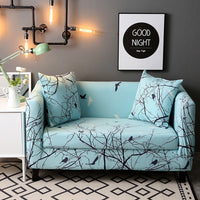 HKM-361235 Modern Elastic Kaleidoscope Polyester Sofa Cover - Various Patterns and Sizes Available