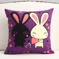 HKM-361299 Cartoon Short Plush Pillow for Home and Outdoor Decoration