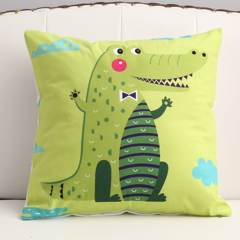 HKM-361299 Cartoon Short Plush Pillow for Home and Outdoor Decoration