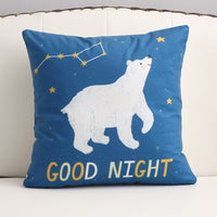 HKM-361299 Cartoon Short Plush Pillow for Home and Outdoor Decoration