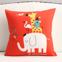 HKM-361299 Cartoon Short Plush Pillow for Home and Outdoor Decoration