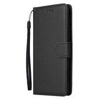 HKM-361491 Ultra-Thin Flip Phone Holster with Card Photo Frame in Solid Color - Simple Design