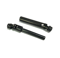 HKM-361747 Universal Drive Shaft for SCX10 D90 90027 90022 90028 Models - Stainless Steel Transmission Component, Adjustable Length 90-115mm & 110-155mm