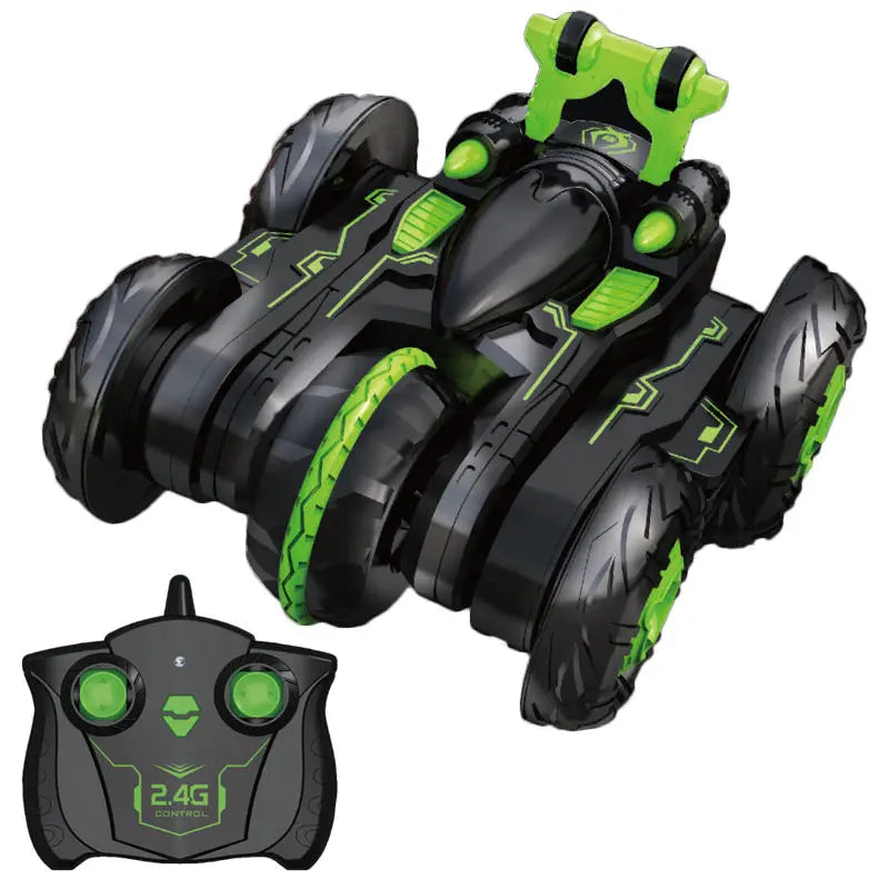 HKM-361811 Transformation 2.4GHz RC Stunt Car Toy - Double-Sided 6WD Drift Truck for Indoor and Outdoor Use