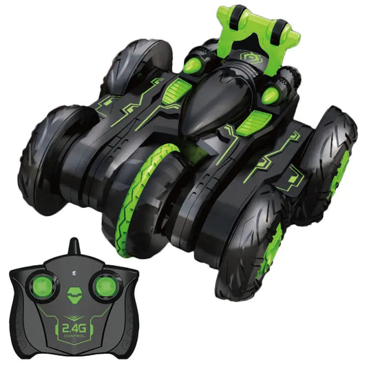 HKM-361811 Transformation 2.4GHz RC Stunt Car Toy - Double-Sided 6WD Drift Truck for Indoor and Outdoor Use