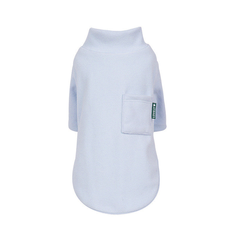HKM-361811 Warm Thickened Sweatshirt for Dogs and Cats - Fashion Minimalist in Pink, Light Blue, Gray, Beige