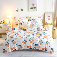 HKM-361875 Three-Piece Terylene Quilt Cover Set with Multiple Size Options and Pillowcases