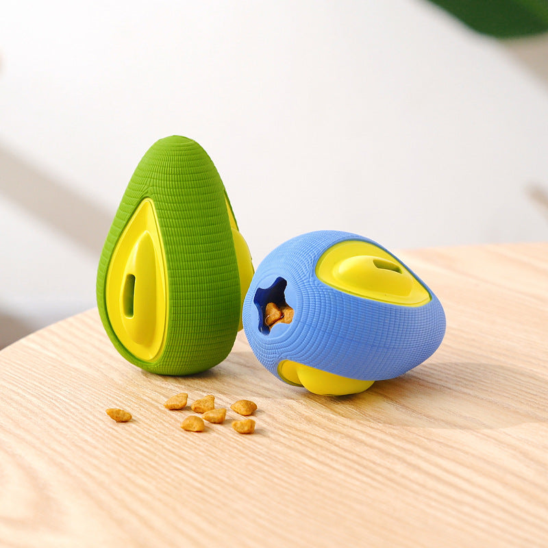 HKM-362003 Dog Spills Ball Avocado Rubber Pet