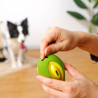 HKM-362003 Dog Spills Ball Avocado Rubber Pet