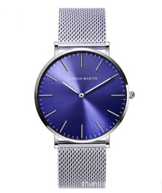 HKM-362131 Stainless Steel Mesh Women's Watch, 36mm Round Dial, Waterproof, Quartz Movement, Rose Gold