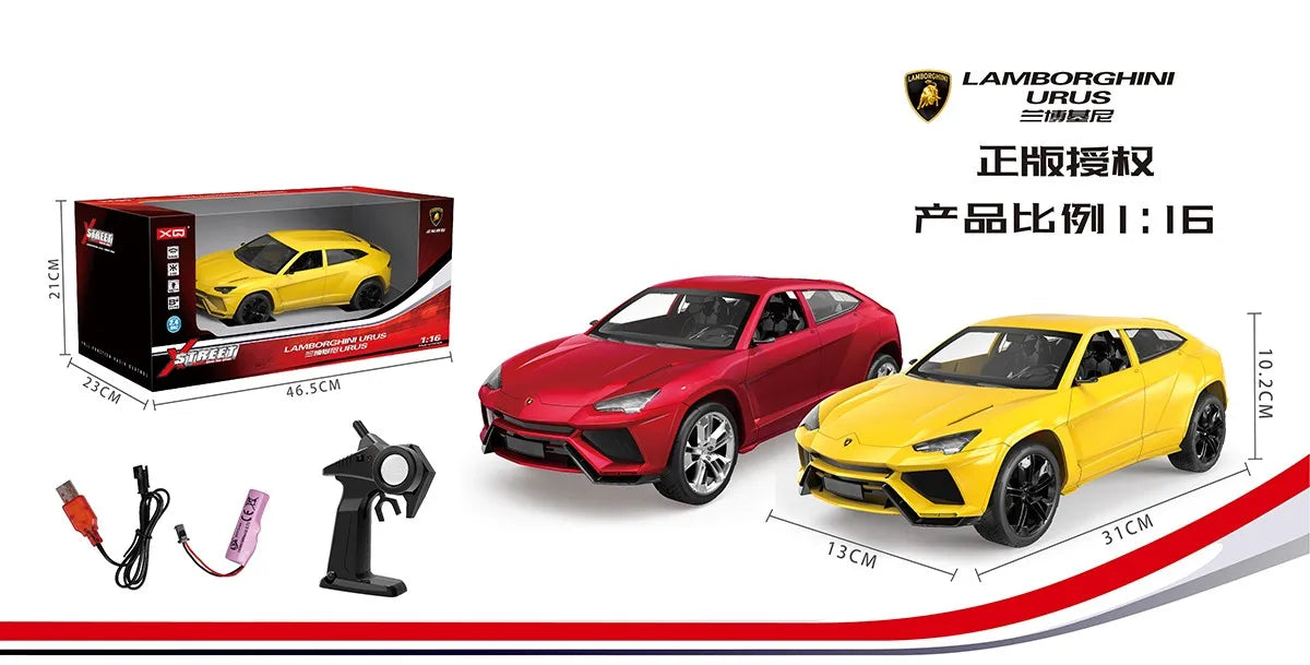 HKM-362195 1:16 Scale Remote Control Sports Car - Electric Drift RC Vehicle for Ages 8 and Up