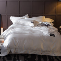 HKM-362387 Cotton Four-Piece Bedding Set with Soft Silk-Like Finish for 1.5m, 1.8m, and 2.0m Beds