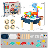 HKM-362387 Dinosaur Projection Drawing Toy with Building Blocks for Kids Indoor Basketball Game