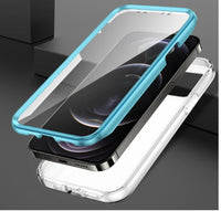 HKM-362643 Fashionable Electroplating Marble IMD Two-in-One Phone Case for iPhone 7/8/SE and 7Plus/8