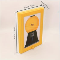 HKM-362643 Wall-Mounted Square Photo Frame with Candy Dispenser for Easy Access to Treats