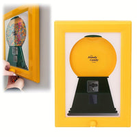 HKM-362643 Wall-Mounted Square Photo Frame with Candy Dispenser for Easy Access to Treats