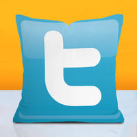 HKM-362771 Customizable Logo Pillow Cover - 45x45cm Soft Decorative Cushion Cover