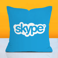 HKM-362771 Customizable Logo Pillow Cover - 45x45cm Soft Decorative Cushion Cover