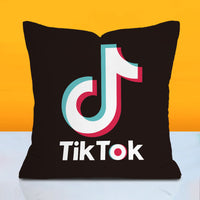 HKM-362771 Customizable Logo Pillow Cover - 45x45cm Soft Decorative Cushion Cover