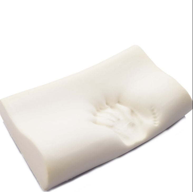 HKM-362835 Memory Foam Slow Rebound Rectangular Neck Pillow for Children, Cream Lion Design, 6-12CM Height