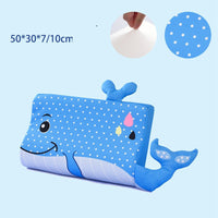 HKM-362835 Memory Foam Slow Rebound Rectangular Neck Pillow for Children, Cream Lion Design, 6-12CM Height