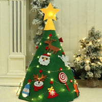 HKM-363155 Felt Christmas Tree Decorations - DIY Felt Pendants for Holiday Crafting