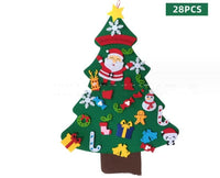 HKM-363155 Felt Christmas Tree Decorations - DIY Felt Pendants for Holiday Crafting