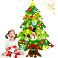 HKM-363155 Felt Christmas Tree Decorations - DIY Felt Pendants for Holiday Crafting