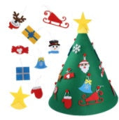 HKM-363155 Felt Christmas Tree Decorations - DIY Felt Pendants for Holiday Crafting