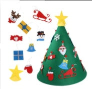 HKM-363155 Felt Christmas Tree Decorations - DIY Felt Pendants for Holiday Crafting